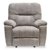 Made in Canada Fynn 40" Chenille Fabric Glider Reclining Chair - Dove Grey | Fauteuil coulissant inclinable Fynn de 40 po fabriqué au Canada en tissu de chenille - gris tourterelle