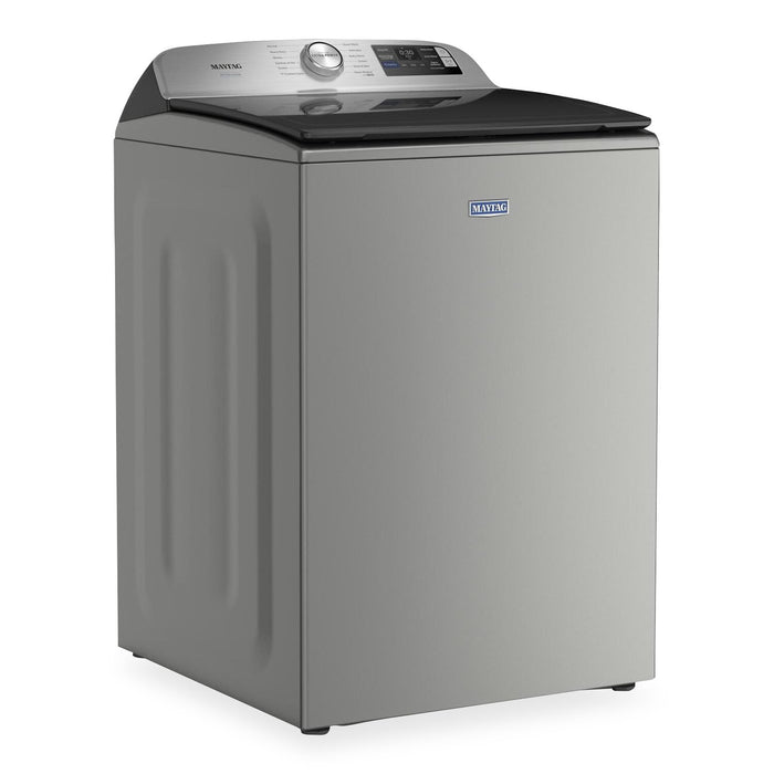 Maytag 6.0 Cu. Ft. Pet Pro Top-Load Washer and 7.4 Cu. Ft. Gas Dryer- Radiant Silver - MATL72GS 