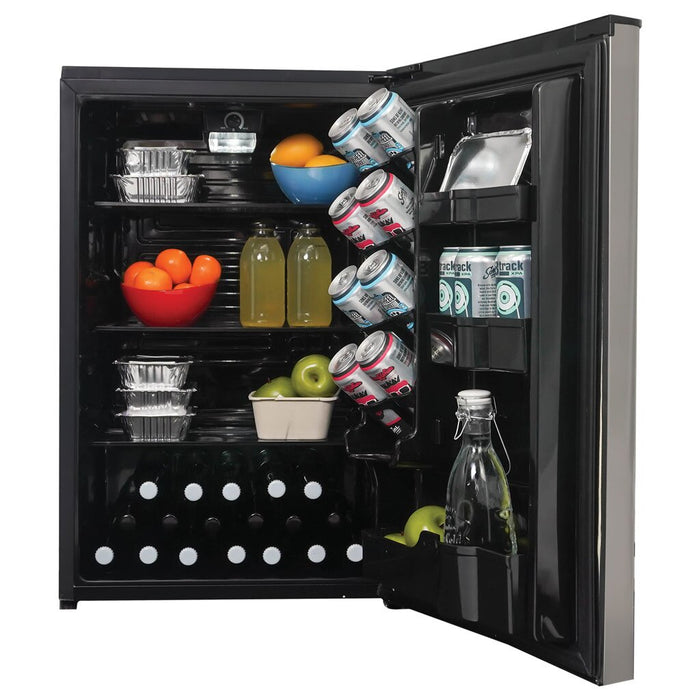 Danby 20.62\" 4.4 Cu. Ft. Single-Door Mini Fridge - Stainless Steel - DAR044A9SLDB