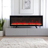 Mirage 60" Modern Electric Fireplace - Black | Foyer électrique moderne Mirage de 60 po - noir