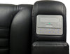 Zen 86" Leather-Look Fabric Power Reclining Massage Sofa with Power Headrests and Drop-Down Console - Black | Sofa de massage à inclinaison électrique Zen de 86 po en tissu d’apparence cuir avec appuie-têtes électriques et console rabattable - noir