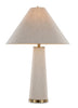 Rachel 19" Contemporary Table Lamp with Linen Shade – Brass | Lampe de table contemporaine Rachel de 19 po avec abat-jour en lin - laiton