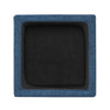 Ottawa 14.75" Square Fabric Storage Ottoman - Navy|Pouf de rangement carré Ottawa de 14,75 po en tissu - bleu marine