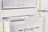 Unique Classic Retro 28" 17 Cu Ft. Bottom Mount Refrigerator - Yellow - UNQ-310L Y TM | Réfrigérateur Classic Rétro d’Unique de 28 po et de 17 pi3 à congélateur inférieur - jaune - UNQ-310L Y TM