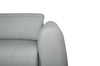 Gianna 76" Genuine Leather Power Reclining Sofa with Power Headrests and USB Ports - Spa Blue | Sofa à inclinaison électrique Gianna de 76 po en cuir véritable avec appuie-têtes électriques et ports USB - bleu spa