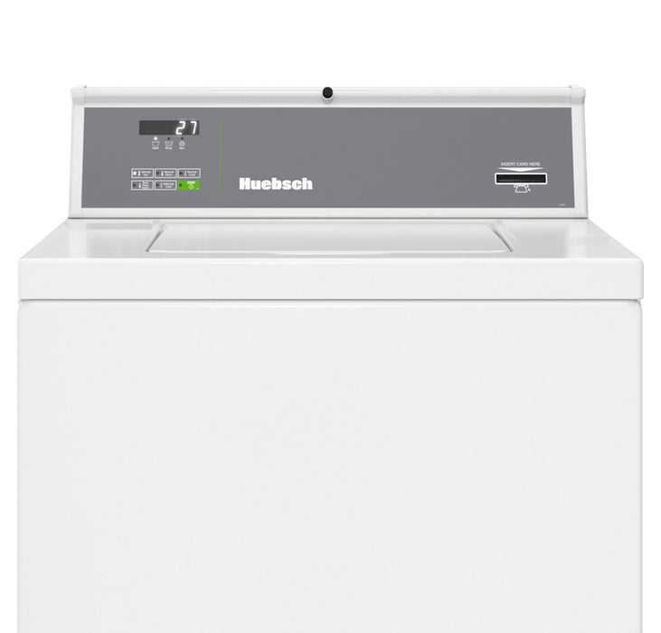 Huebsch 3.19 Cu.Ft. Commerical Prep for Card Top-Load Washer – White - HWNKY2SP116CW01