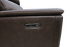 Vibe 40" Genuine Leather Massage Power Reclining Chair with Immersive Audio and Power Headrests - Brown | Fauteuil de massage à inclinaison électrique Vibe de 40 po en cuir véritable avec son immersif et appuie-tête électrique - brun