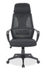 Bennet 24.4" Adjustable Mesh Office Chair – Black | Chaise de bureau réglable Bennet de 24.4 po en mailles - noire