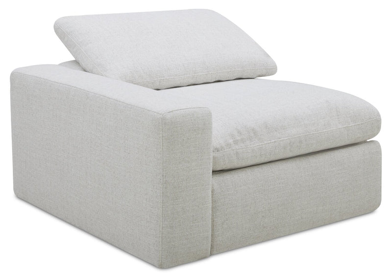 Sky Modular 5-Piece Fabric Power Reclining Sectional with Removable Feather Down Cushions - Nathan Wheat