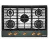 KitchenAid Gas-on-Metal Cooktop with CookShield Finish - Juniper - KCGK730SJP | Surface de cuisson KitchenAid au gaz sur métal avec fini CookShield - minerai noir - KCGK730SJP