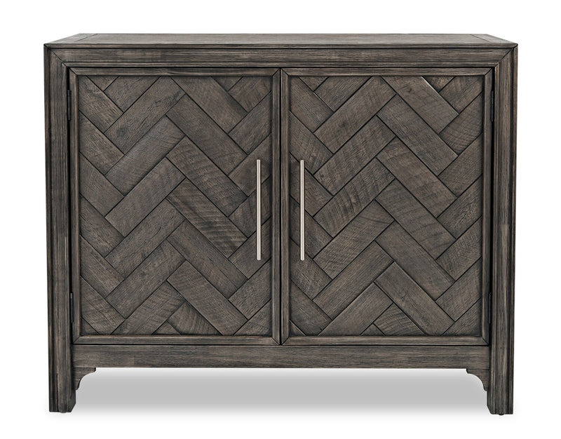 Keena 40\" Solid Wood Accent Cabinet - Grey