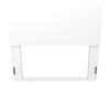 Riley Panel Bed with Headboard & Frame for Kids, Made in Canada, White - Full Size | Lit à panneaux Riley avec tête de lit et cadre de lit pour enfants, fabriqué au Canada, blanc - format lit double