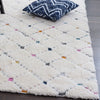 Robin Multi-Colour Moroccan Shag Area Rug - 7'11" x 10'10" | Carpette à poil long Robin multicolore à motif marocain - 7 pi 11 po x 10 pi 10 po