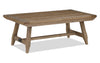 Cedar 48" Rustic Coffee Table - Brown | Table à café rustique Cedar de 48 po - Brun