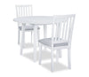 Bryn 3pc Dining Package with 42" Drop-Leaf Table & 2 Chairs, Fabric -Two-Tone White & Grey | Ensemble de salle à manger Bryn 3 pièces avec table de 42 po à abattant et 2 chaises - deux teintes, blanc et gris