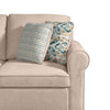 Scott Living Haven 3-Piece Left-Facing Chenille Fabric Cuddler Sleeper Sectional - Taupe | Sofa-lit sectionnel enveloppant de gauche Haven de Scott Living 3 pièces en tissu de chenille - taupe
