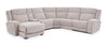 Shaquille O’Neal Home Legacy 6-Piece Left-Facing Power Reclining Sectional with Shaq-o-pedic Comfort - Grey  | Sofa sectionnel de gauche à inclinaison électrique Legacy de Shaquille O’Neal Home 6 pièces avec confort Shaq-o-pedic - gris  | LEGAFLS6