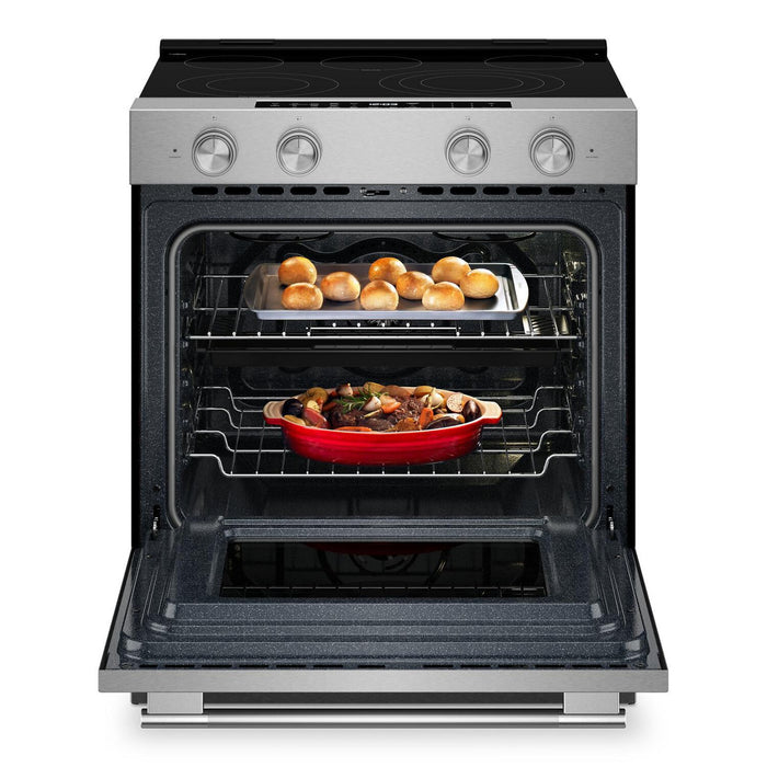 KitchenAid 30\" 5.3 Cu. Ft. Electric Range – Fingerprint Resistant Stainless Steel - YKSES530SPS