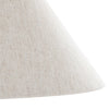 Rachel 19" Contemporary Table Lamp with Linen Shade – Brass | Lampe de table contemporaine Rachel de 19 po avec abat-jour en lin - laiton