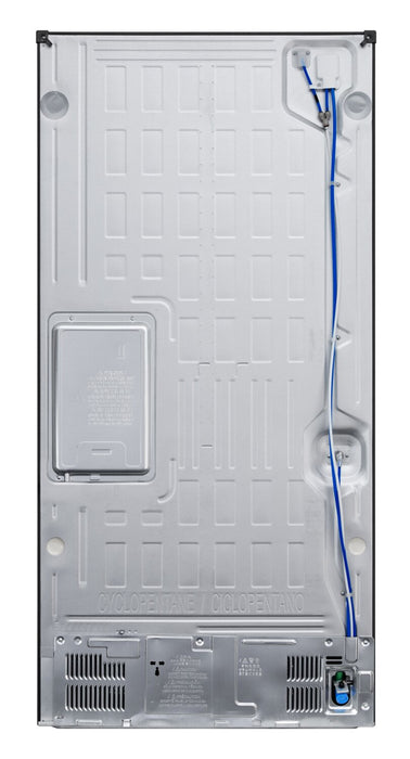LG 33\" 25 Cu. Ft. French-Door Standard-Depth Refrigerator - Stainless Steel - LF25H6330S