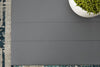 Barrie 4-Piece Outdoor Patio Set with Sofa, 2 Chairs and Table - Aluminum, UV & Weather Resistant  - Blue & Grey | Ensemble Barrie 4 pièces pour la terrasse à l’extérieur avec sofa, 2 fauteuils et table - aluminium - bleu et gris