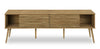 Gemma 72" Rustic TV Stand with Storage and Cable Management for TVs up to 80"- Brown | Meuble pour téléviseur rustique Gemma de 72 po avec rangement et système de gestion des câbles pour téléviseurs jusqu’à 80 po - brun
