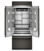 KitchenAid 36" 20.8 Cu. Ft. French Door Bottom Mount Refrigerator - Black Ore - KBFN536SBE | Réfrigérateur KitchenAid de 20,8 pi3 et de 36 po à portes françaises à congélateur inférieur - minerai noir - KBFN536SBE