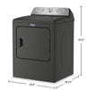 Maytag 7.0 Cu. Ft. Pet Pro Electric Dryer - Volcano Black - YMED5605RU | Sécheuse électrique Animal Pet Pro de 7,0 pi3 de Maytag - noir volcan - YMED5605RU
