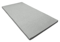 Small Memory Foam Sofa Bed Topper with Removable Zippered Cover