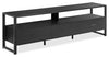 Cooper 72” Modern TV Stand with Storage and Cable Management for TVs up to 80” - Black | Meuble pour téléviseur moderne Cooper de 72 po avec rangement et système de gestion des câbles pour téléviseurs jusqu’à 80 po - noir