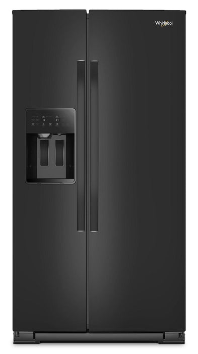 Whirlpool 36\" 21 Cu. Ft. Side-by-Side Refrigerator - Black - WRSC5536RB
