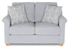Finesse 59" Contemporary Chenille Fabric Loveseat - Rain | Causeuse contemporaine Finesse de 59 po en tissu de chenille - rain