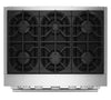KitchenAid 5.1 Cu. Ft. Dual Fuel Range with No Preheat Air Fry – Wildflower - KFDS936SWF  | Cuisinière hybride KitchenAid de 5,1 pi3 avec friture à air sans préchauffage - fleurs sauvages - KFDS936SWF