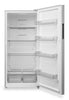 Midea 21 Cu. Ft. Convertible 2-in-1 Upright Refrigerator-Freezer - Stainless Steel - MRU21B6ASL | Appareil vertical 2 en 1 Midea de 21 pi3 convertible en réfrigérateur ou congélateur - acier inoxydable - MRU21B6ASL | MRU21BSL