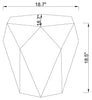 Dawson 19” Modern End Table - Light Brown | Table de bout moderne Dawson de 19 po - brun clair
