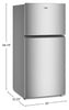 Whirlpool 29.5" 19 Cu. Ft. Top Freezer Refrigerator – Fingerprint Resistant Stainless Steel - WRTX5419SZ  | Réfrigérateur Whirlpool de 19 pi³ et de 29,5 po à congélateur supérieur - acier inoxydable résistant aux traces de doigts - WRTX5419SZ