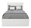 Riley Panel Bed with Headboard & Frame for Kids, Made in Canada, White - Full Size | Lit à panneaux Riley avec tête de lit et cadre de lit pour enfants, fabriqué au Canada, blanc - format lit double