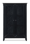 Stella 31.5\" Storage Accent Cabinet – Black