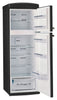 Unique Classic Retro 24" 11 Cu Ft. Top Freezer Refrigerator – Matte Black - UNQ-310L MB TM | Réfrigérateur Classic Rétro d’Unique de 24 po et de 11 pi3 à congélateur supérieur - noir mat - UNQ-310L MB TM