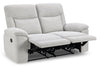 Spencer 65.6" Chenille Fabric Manual Reclining Loveseat - Grey | Causeuse à inclinaison manuelle Spencer de 65,6 po en tissu de chenille - grise