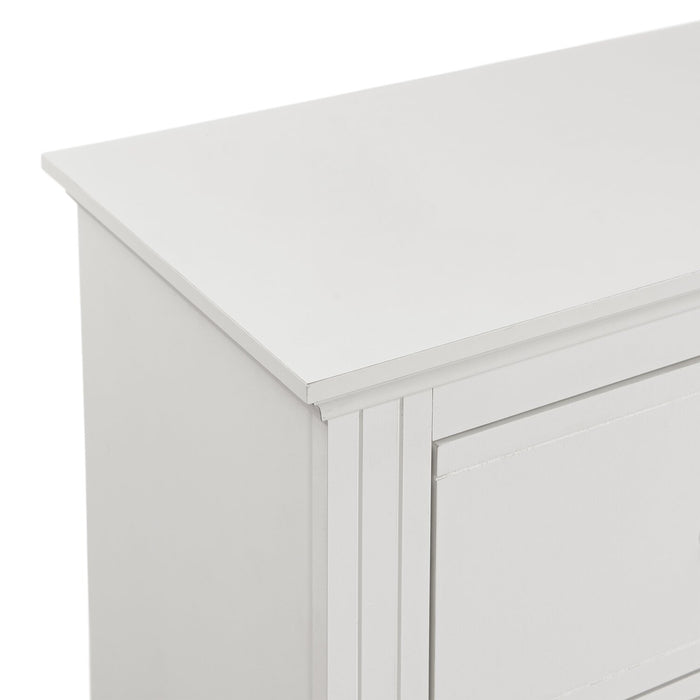 Ella Bedroom 6-Drawer & Cabinet Dresser, 63\"W x 36\"H - White