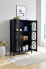 Stella 31.5" Storage Accent Cabinet – Black | Armoire décorative Stella de 31,5 po - noire