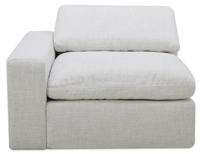 Sky Modular 5-Piece Fabric Power Reclining Sectional with Removable Feather Down Cushions - Nathan Wheat
