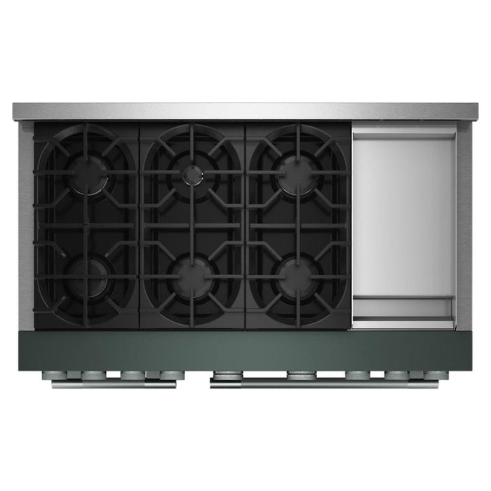 KitchenAid 6.3 Cu. Ft. 6 Burner Commercial-Style Gas Range – Juniper - KFGD948SJP