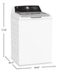GE 5.3 Cu. Ft. Top Load Infusor Washer - White - GTW681BMRWS | Laveuse GE à chargement par le haut de 5,3 pi³ avec système de lavage Infusor - blanc - GTW681BMRWS