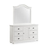 Ella Bedroom 6-Drawer & Cabinet Dresser, 63"W x 36"H - White | Commode de chambre à coucher Ella de 63 po (L) x 36 po (H) à 6 tiroirs avec armoire - blanche