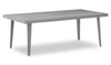 Barrie 4-Piece Outdoor Patio Set with Sofa, 2 Chairs and Table - Aluminum, UV & Weather Resistant  - Blue & Grey | Ensemble Barrie 4 pièces pour la terrasse à l’extérieur avec sofa, 2 fauteuils et table - aluminium - bleu et gris