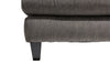 Made in Canada Nofia 36" Chenille Fabric Chair with Wood Legs - Charcoal Grey | Fauteuil Nofia de 36 po fabriqué au Canada en tissu de chenille avec pattes en bois - gris anthracite