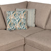 Scott Living Haven 4-Piece Left-Facing Chenille Fabric Sleeper Sectional with Storage Chaise - Taupe | Sofa-lit sectionnel de gauche Haven de Scott Living 4 pièces en tissu de chenille avec fauteuil long de rangement - taupe
