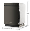KitchenAid 24" 44 dBA Dishwasher with 360° Max Jets™ Third Rack - Black Ore - KDFS424SBE | Lave-vaisselle KitchenAid de 24 po et de 44 dBA avec troisième panier 360° Max JetsMC - minerai noir - KDFS424SBE